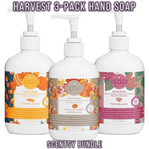 Harvest Scentsy Hand Soap 3-pack Bundle