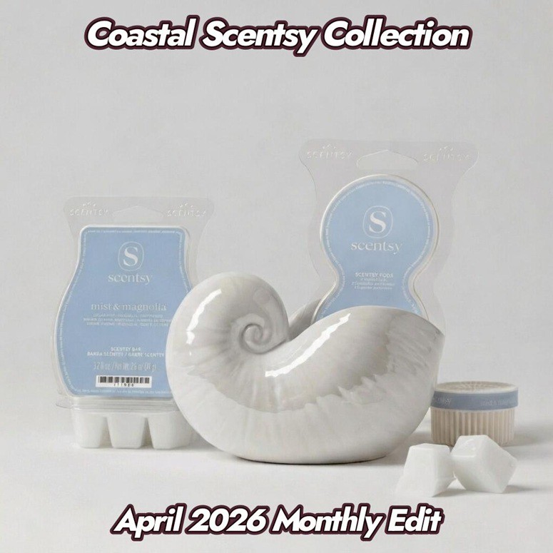Coastal Scentsy Collection | April 2026 Monthly Edit Coastal Scentsy Collection | April 2026 Monthly Edit