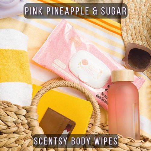 Pink Pineapple & Sugar Body Wipes