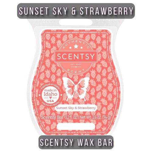 Sunset Sky & Strawberry Scentsy Bar